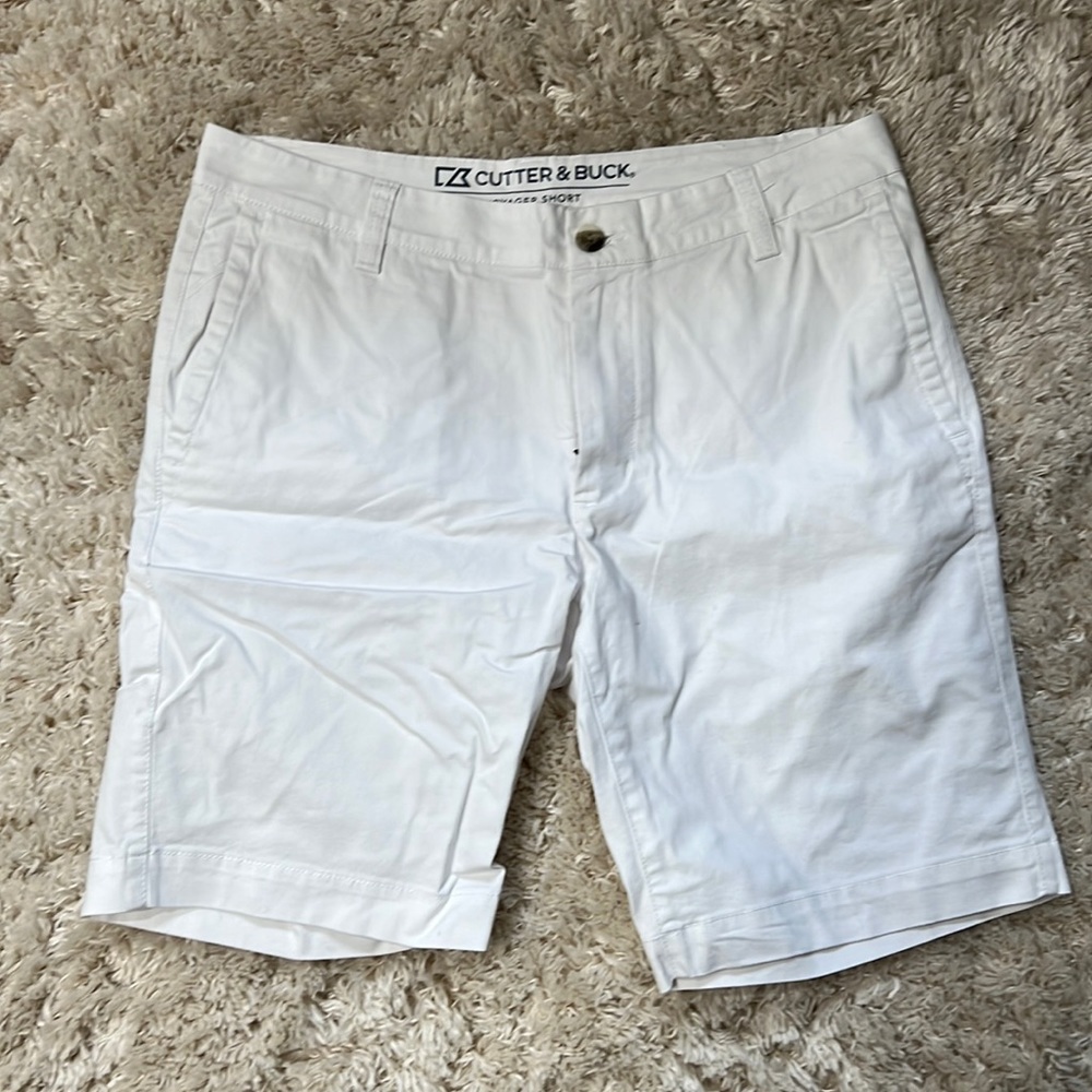 Cutter & Buck Men's White Shorts - 32
